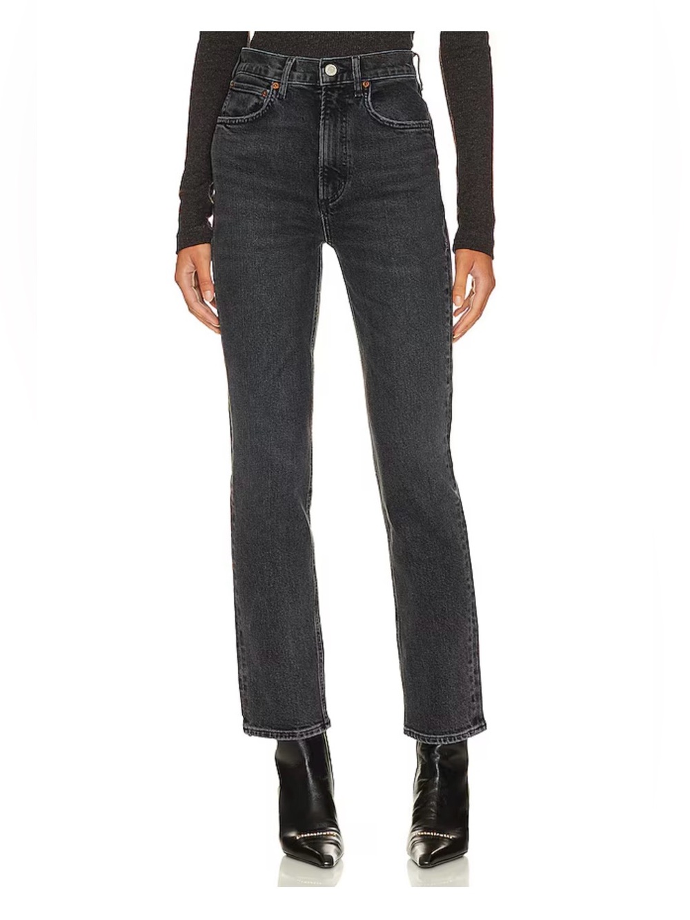 AGOLDE HIGH RISE STOVEPIPE JEAN SIZE 26